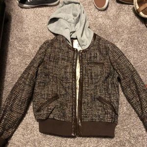 Forever 21 winter jacket with detachable hood